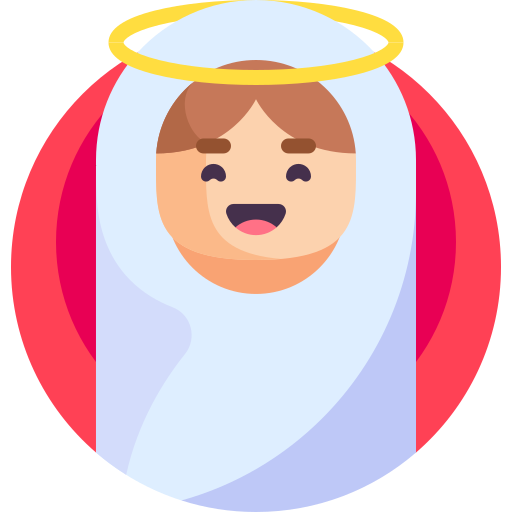 Младенец Иисус Detailed Flat Circular Flat иконка