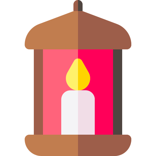 lampara de aceite Basic Rounded Flat icono