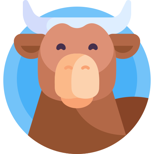 Cow Detailed Flat Circular Flat icon