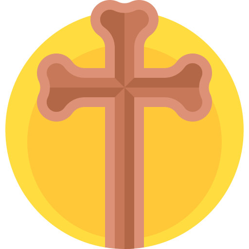 십자가 Detailed Flat Circular Flat icon