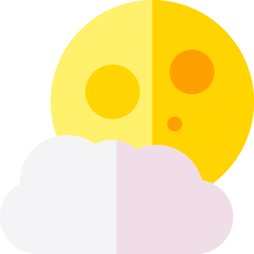 Full moon Basic Rounded Flat icon