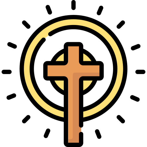 십자가 Special Lineal color icon