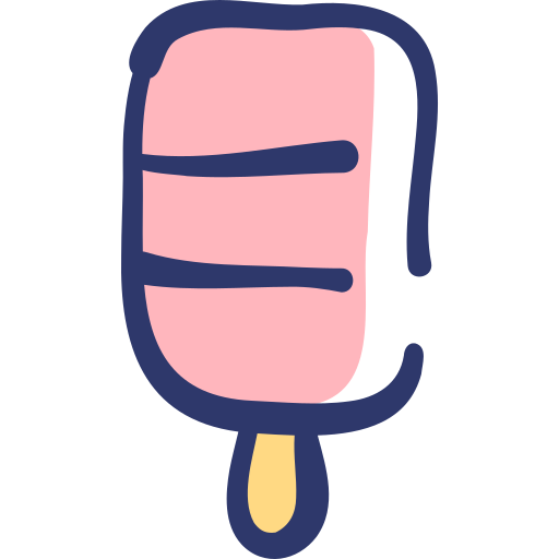 bâtonnet de crème glacée Basic Hand Drawn Lineal Color Icône