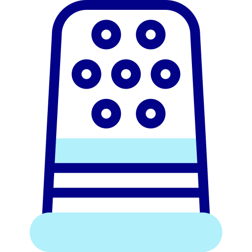 Thimble Detailed Mixed Lineal color icon