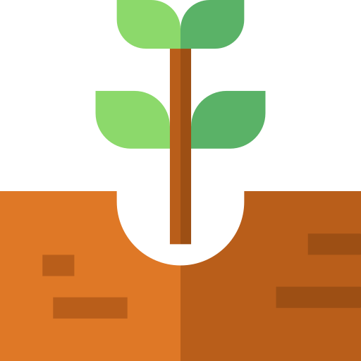 planter un arbre Basic Straight Flat Icône