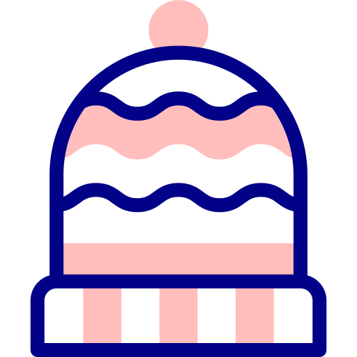 니트 모자 Detailed Mixed Lineal color icon