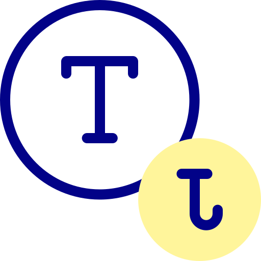 tau Detailed Mixed Lineal color ikona