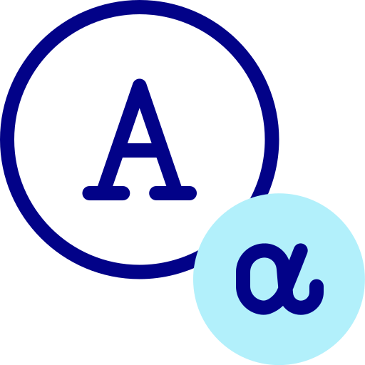 アルファ Detailed Mixed Lineal color icon