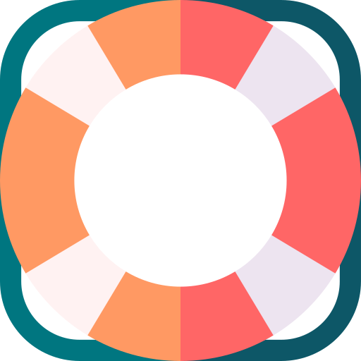 Lifebuoy Basic Straight Flat icon