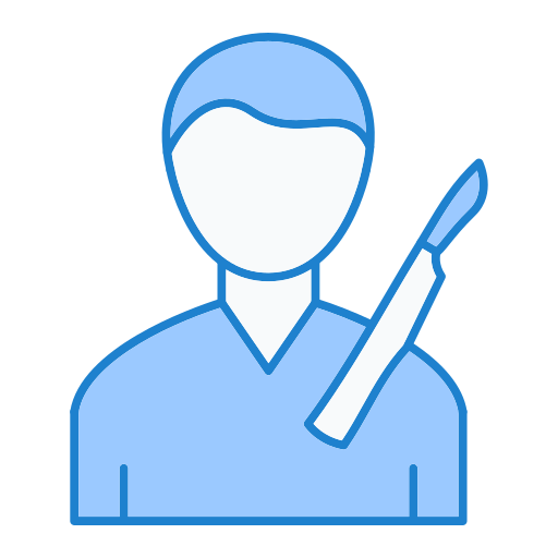 외과 의사 Generic Blue icon