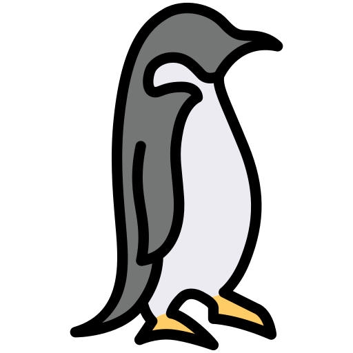 pingüino Generic Outline Color icono