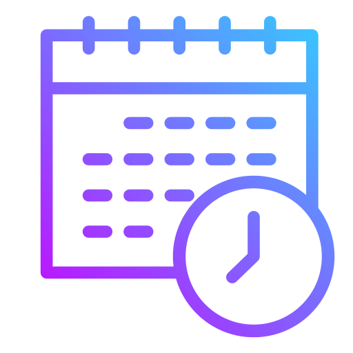 calendario Generic Gradient icono