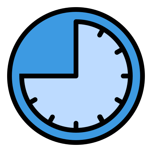 時間 Generic Outline Color icon