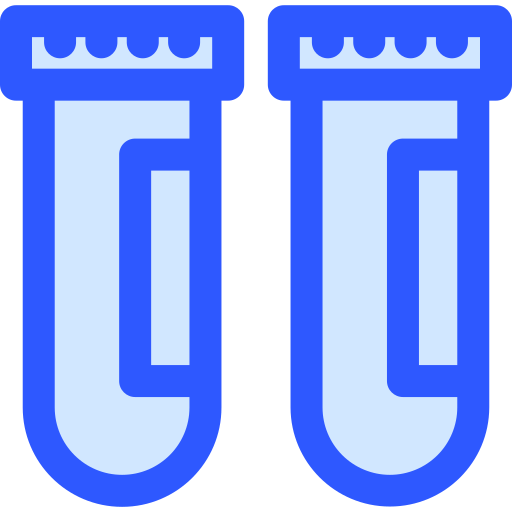 tubos de ensaio Generic Blue Ícone