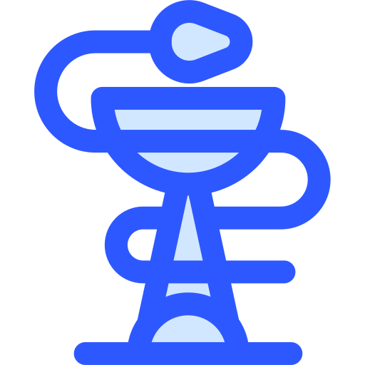 symbol medycyny Generic Blue ikona