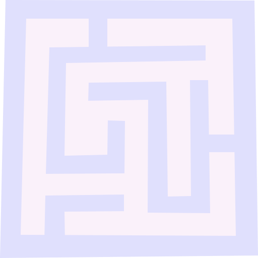 labyrinth Cartoon Flat icon