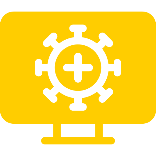 coronavirus Generic Flat icono