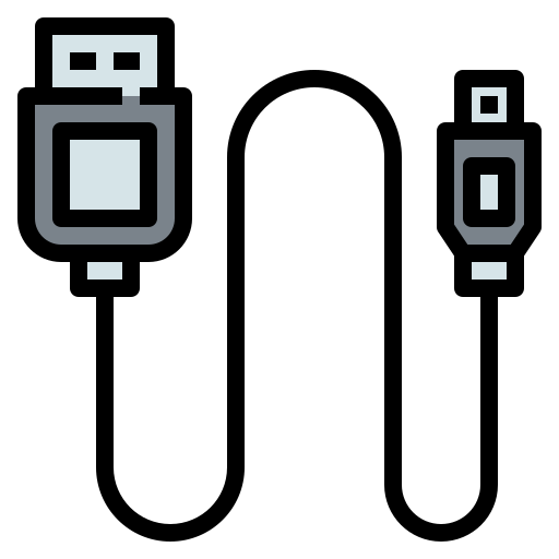 usbケーブル Generic Outline Color icon