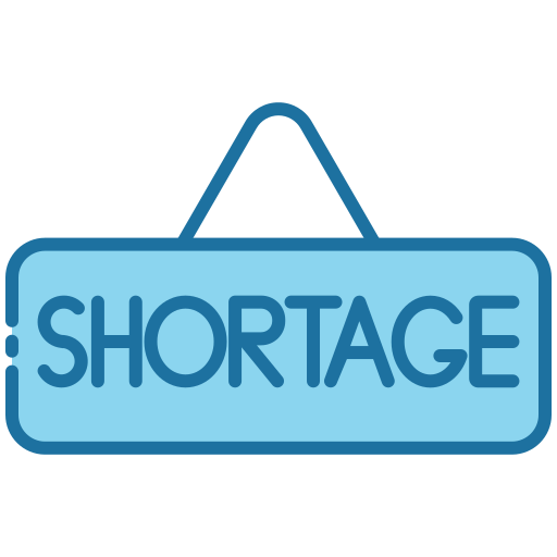 Shortage Generic Blue icon