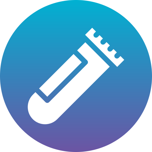 Test tubes Generic Flat Gradient icon