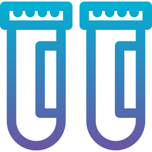 Test tubes Generic Gradient icon