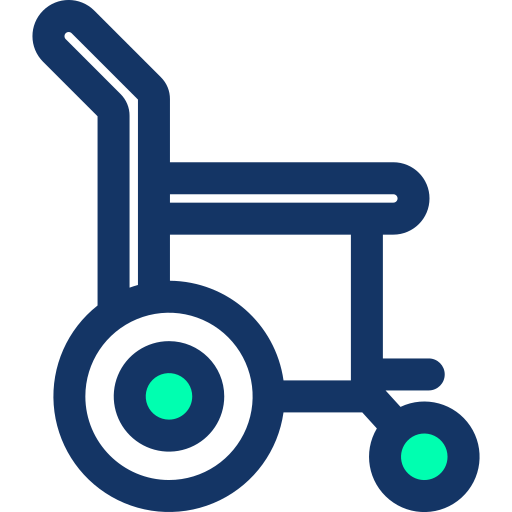 cadeira de rodas Generic Fill & Lineal Ícone