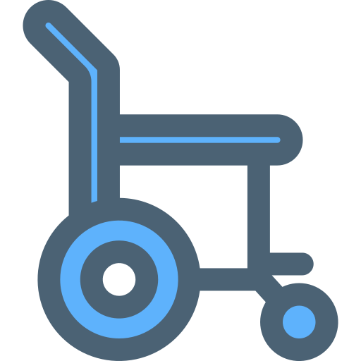 wózek inwalidzki Generic Fill & Lineal ikona