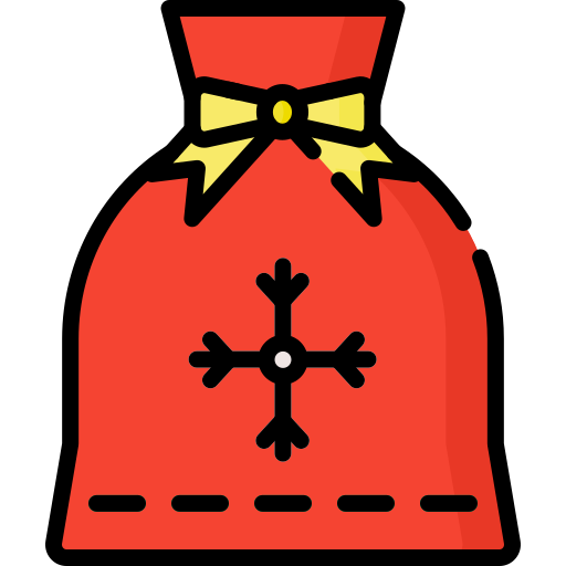 bolsa de regalo Generic Outline Color icono