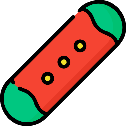 deska snowboardowa Generic Outline Color ikona