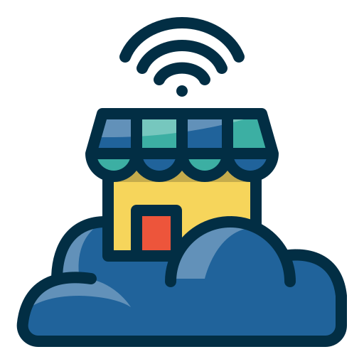 las compras en línea Mangsaabguru Lineal Color icono