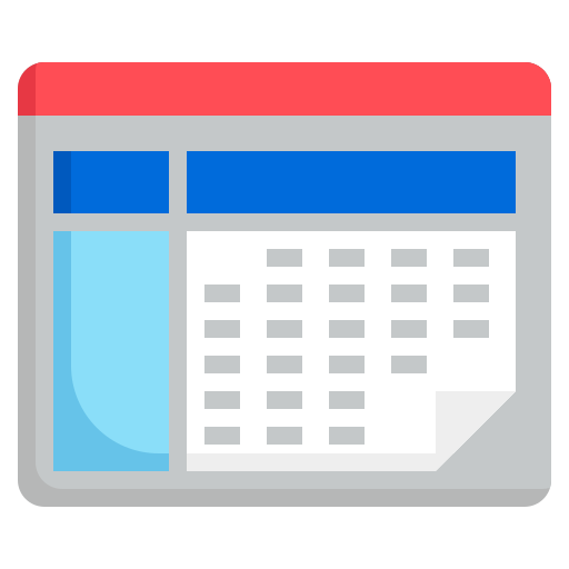 kalender datum Generic Flat icoon