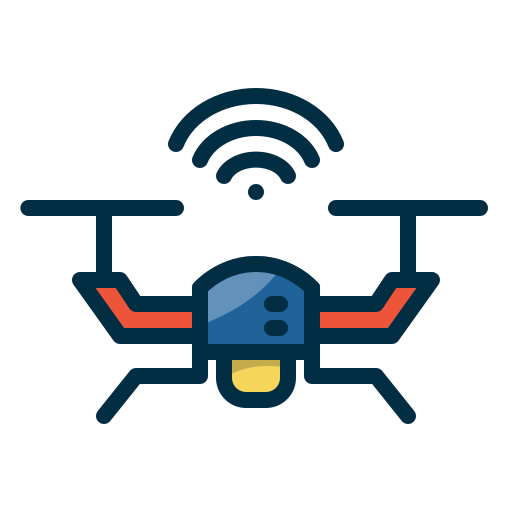 drone Mangsaabguru Lineal Color icona