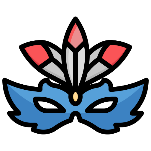 mascarada Generic Outline Color icono