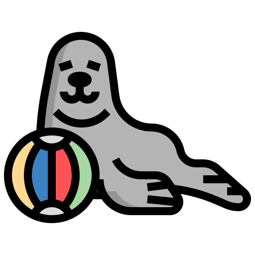 Seal Generic Outline Color icon