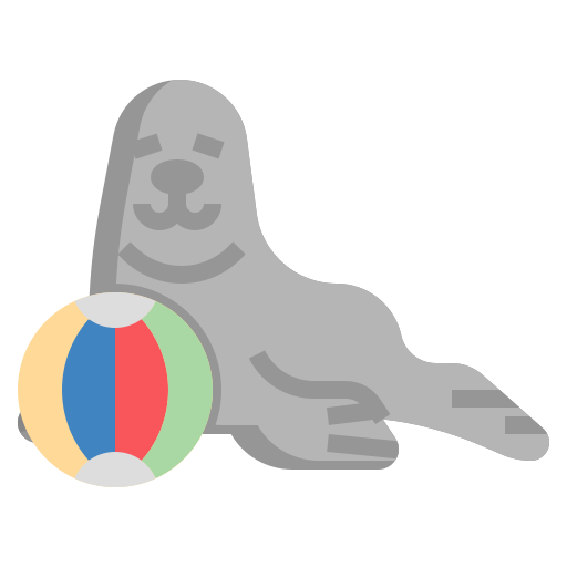 Тюлень Generic Flat иконка