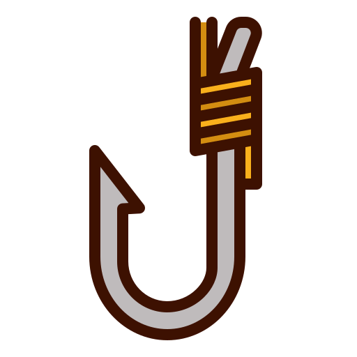 Рыболовный крючок Mangsaabguru Lineal Color иконка