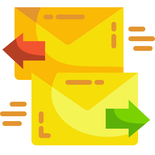 mails austauschen Generic Flat icon
