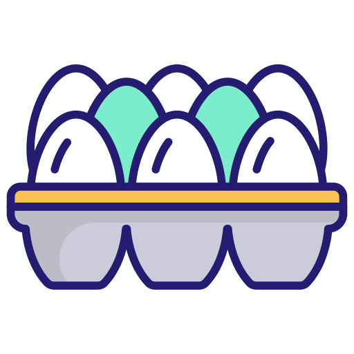 des œufs Generic Outline Color Icône