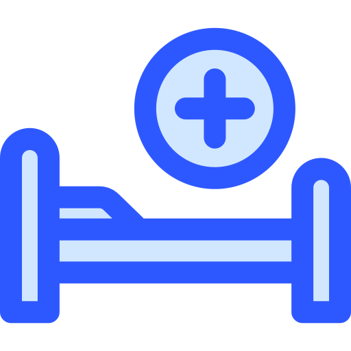 krankenhausbett Generic Blue icon