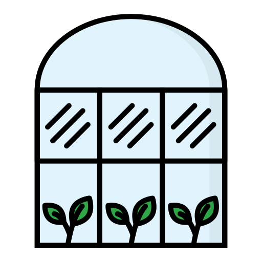 Greenhouse Generic Outline Color icon