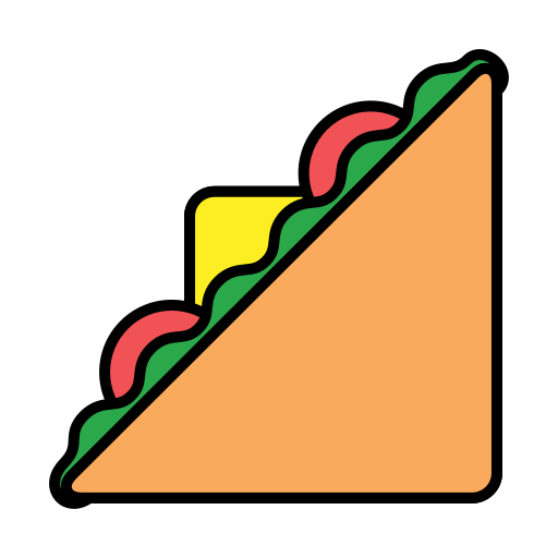 sanduíche Generic Outline Color Ícone