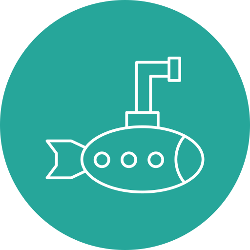 잠수함 Generic Circular icon