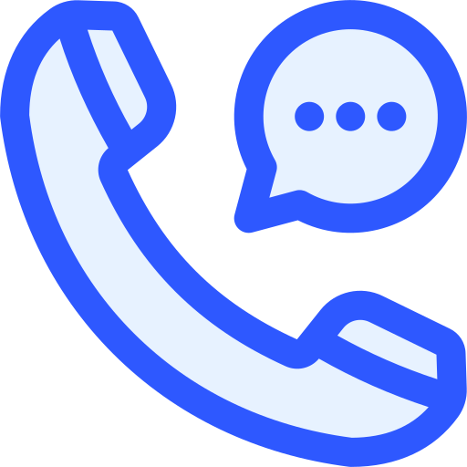 message téléphonique Generic Blue Icône