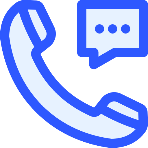 mensaje de telefono Generic Blue icono