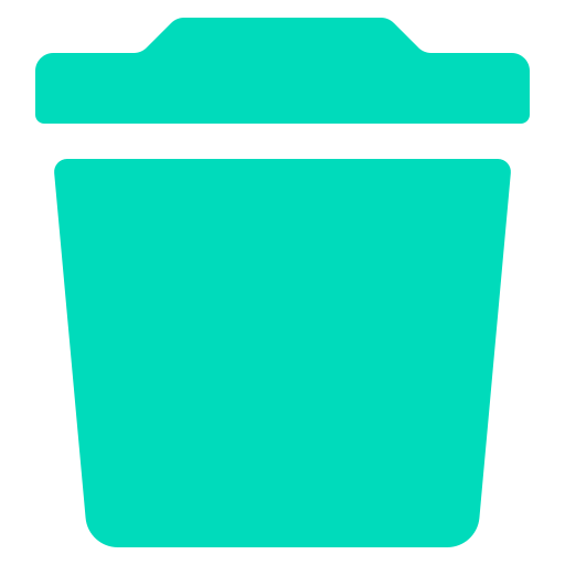 contenedor de basura Generic Glyph icono
