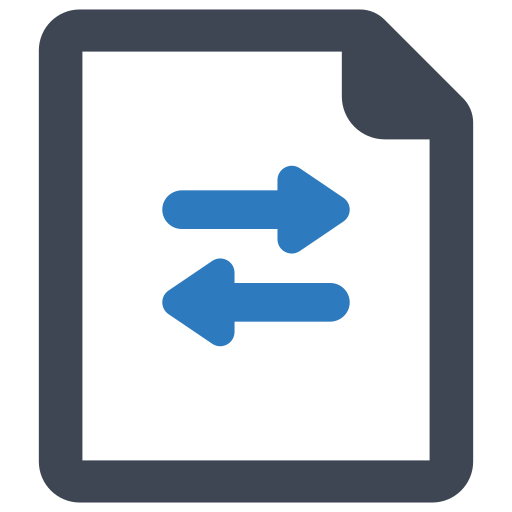 transferencia de archivos Generic Blue icono