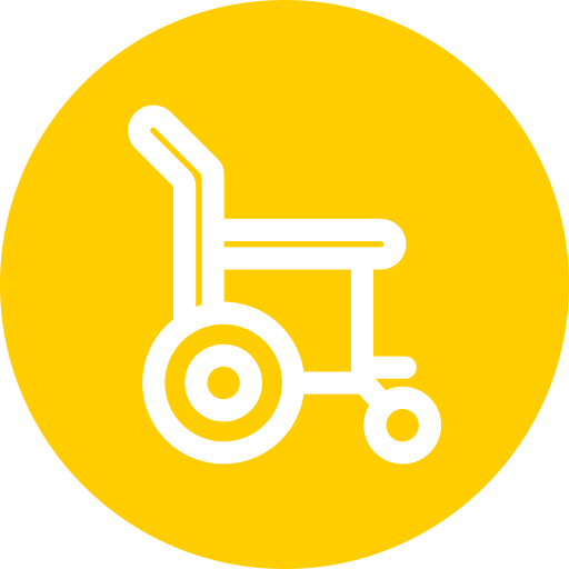 silla de ruedas Generic Circular icono