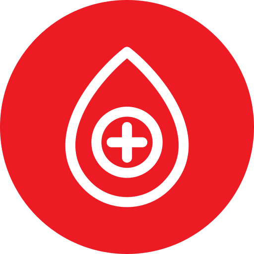 bloed druppel Generic Circular icoon