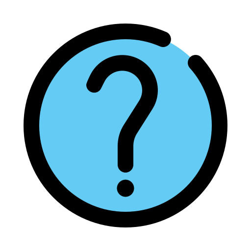 Frequently asked questions Generic Outline Color icon