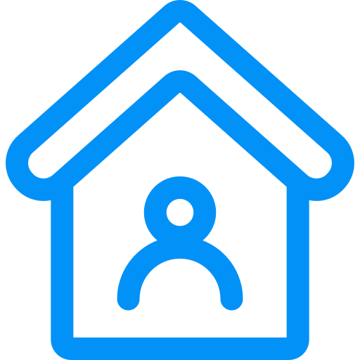 Stay at home Generic Simple Colors icon